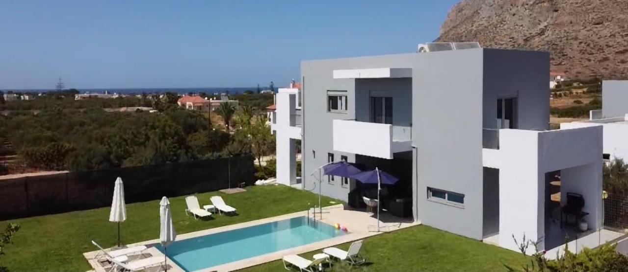 Helios A Modern Large Villa With Private Pool Set In A Quiet Location Stavros  Exterior photo