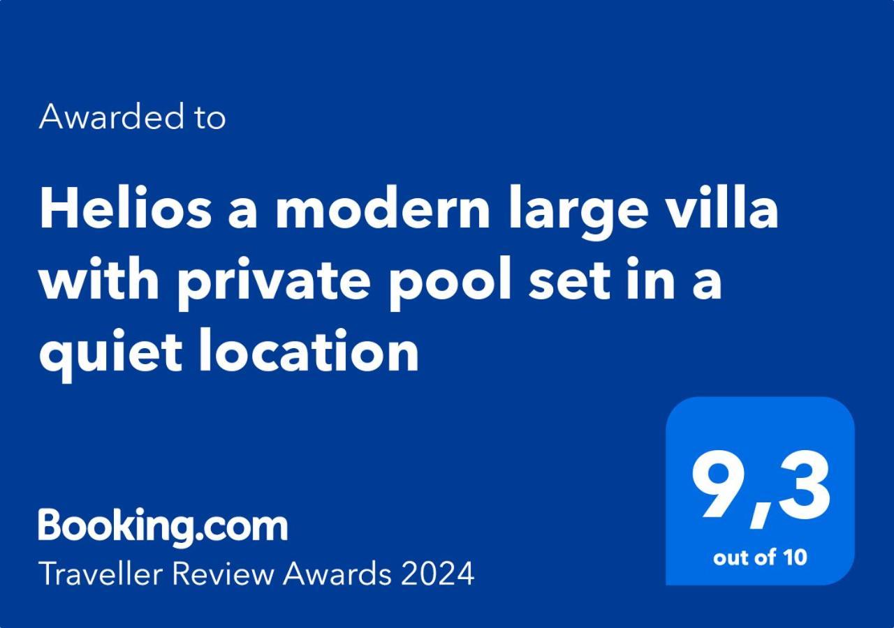 Helios A Modern Large Villa With Private Pool Set In A Quiet Location Stavros  Exterior photo